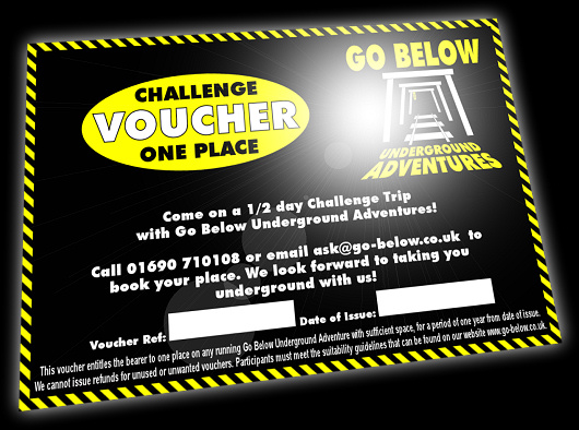 Picture of a Caving Trip Gift Voucher
